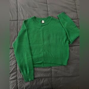 H&M Emerald Green Crewneck Sweater